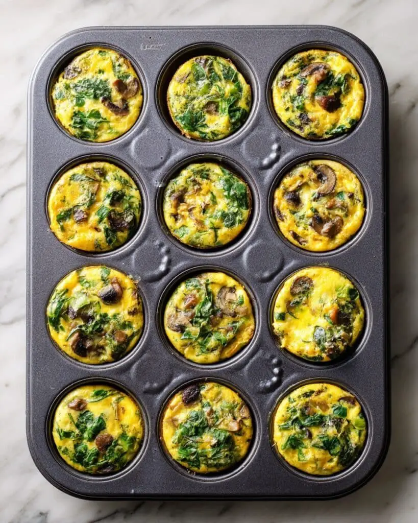 Kale & Mushroom Egg Bites (Starbucks Inspired) Recipe