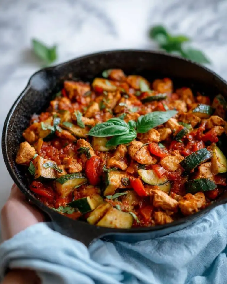 Chicken Zucchini and Tomato Skillet Recipe