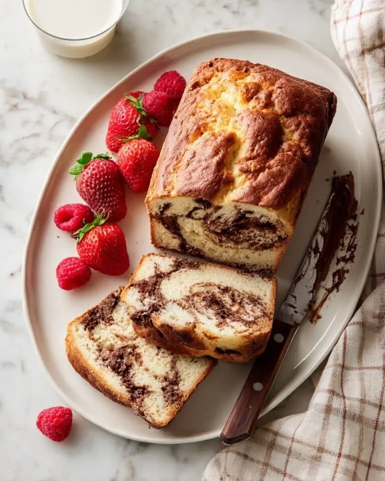 Nutella Swirl Pound Cake Recipe