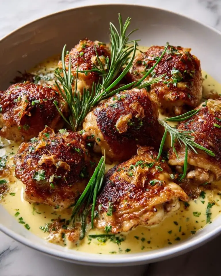 Creamy Garlic Butter Chicken Bake Recipe