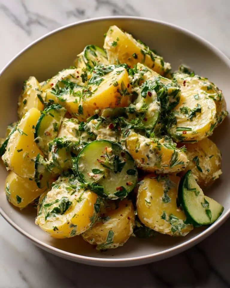 Creamy Dill Cucumber Potato Salad Recipe