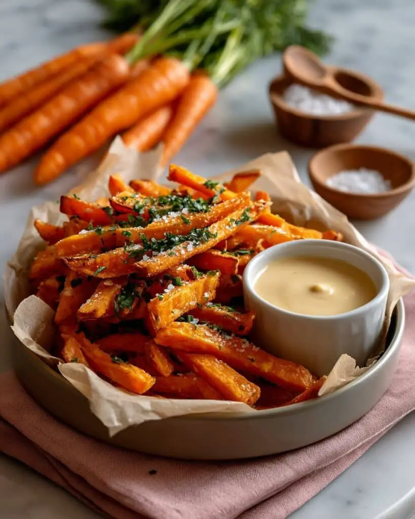 Crispy Baked Carrot Fries Recipe