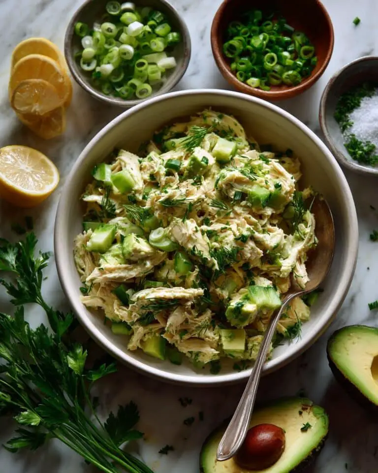 Creamy Avocado Chicken Salad Recipe