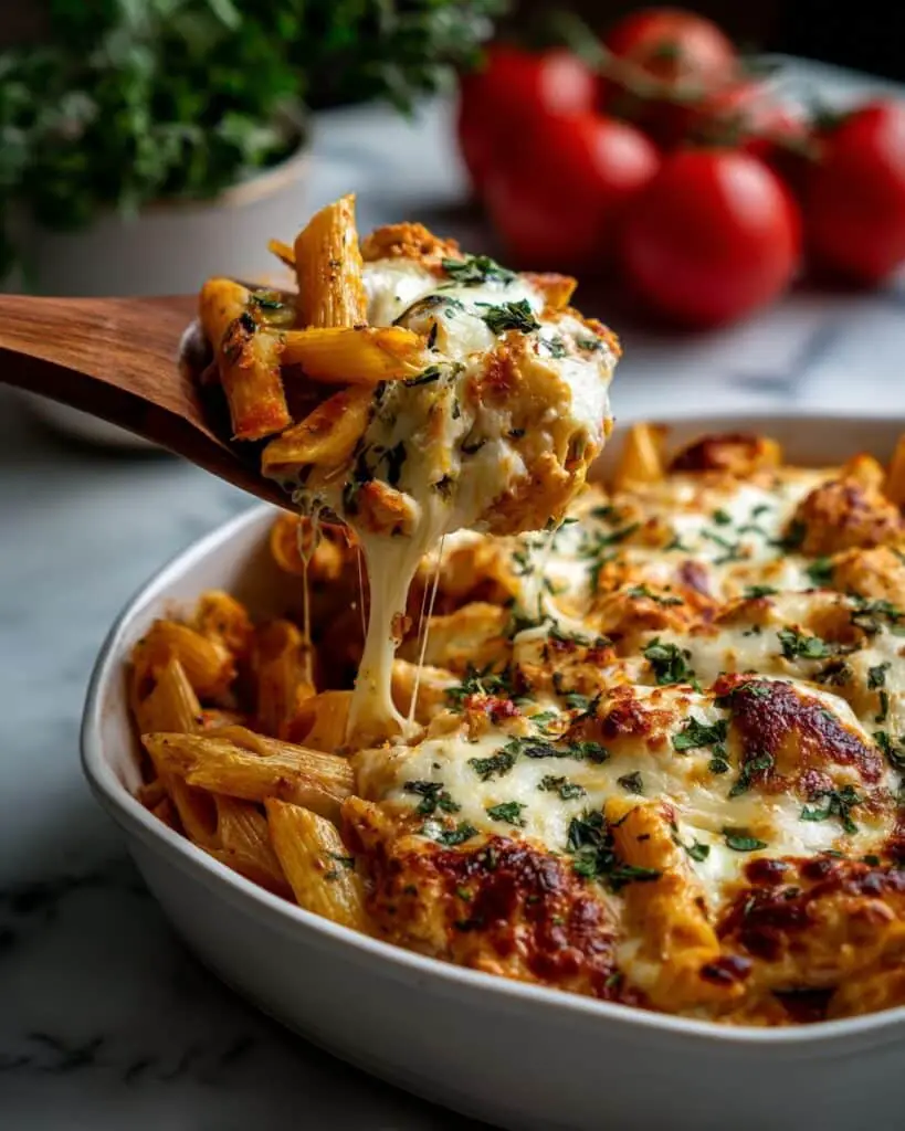 Chicken Parmesan Pasta Skillet Recipe
