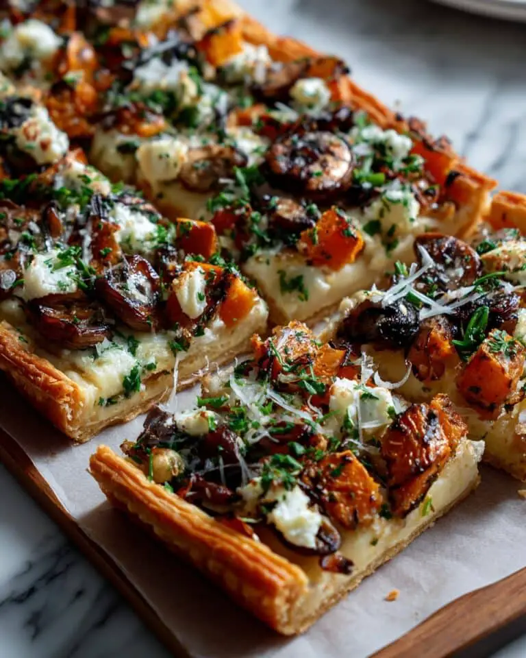Butternut Squash & Mushroom Tart Recipe