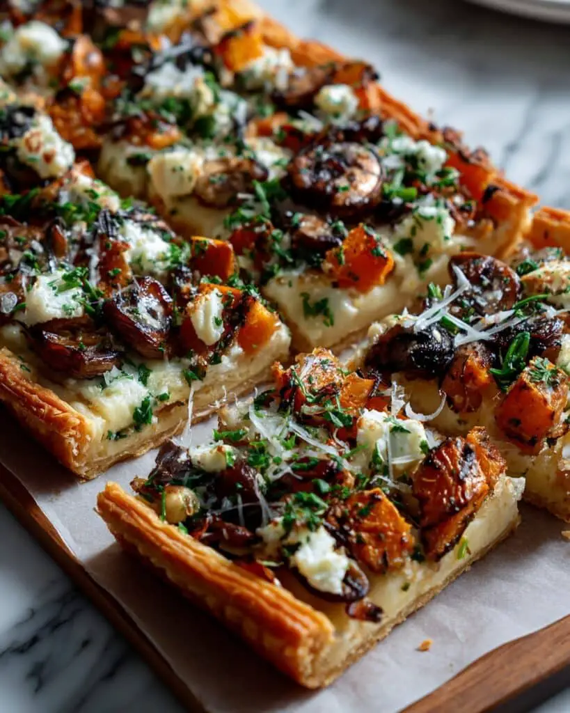 Butternut Squash & Mushroom Tart Recipe
