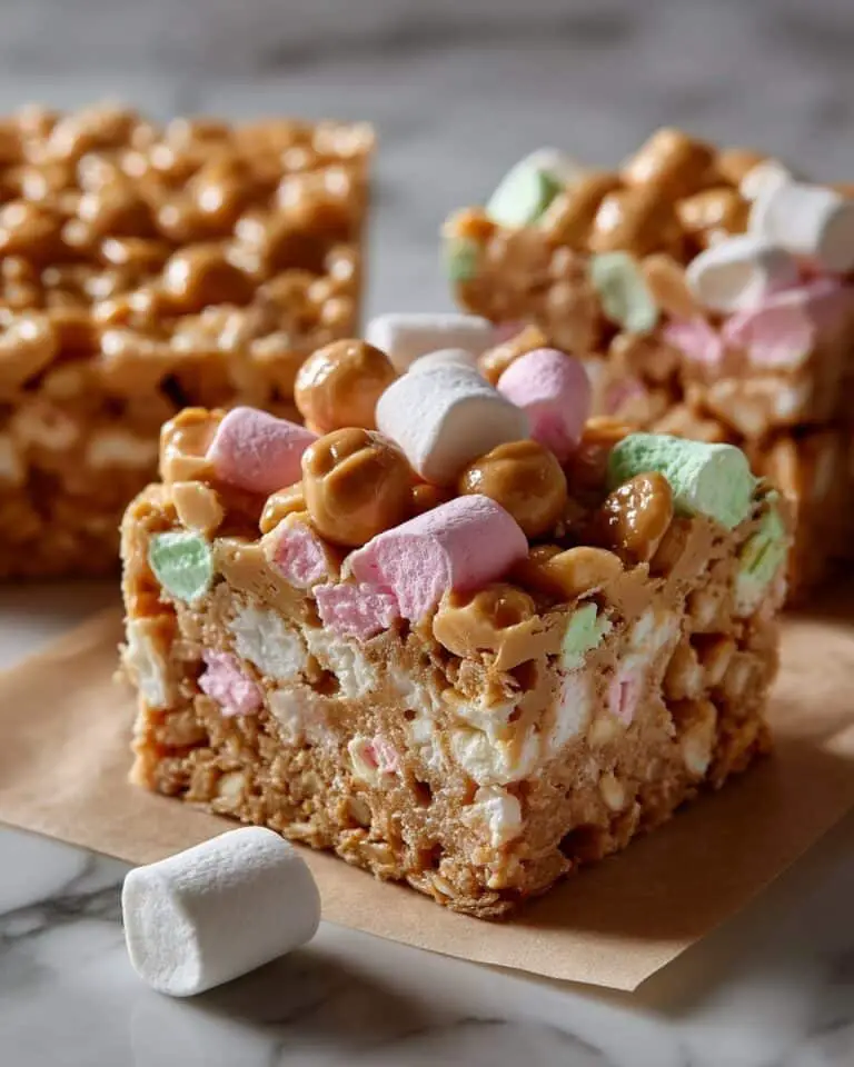 Confetti Squares – Peanut Butter Marshmallow Bars Recipe