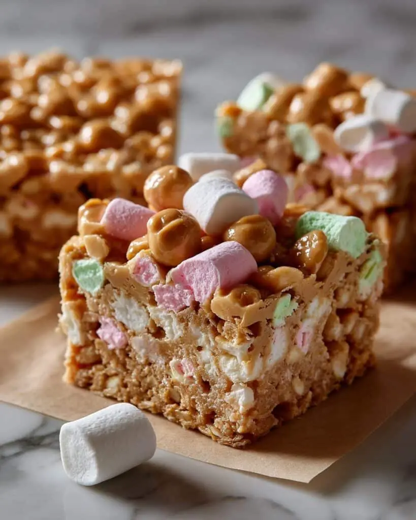 Confetti Squares – Peanut Butter Marshmallow Bars Recipe