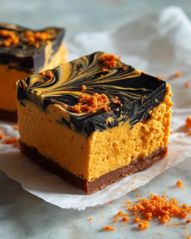 Halloween Swirl Cream Cheese Brownies Recipe