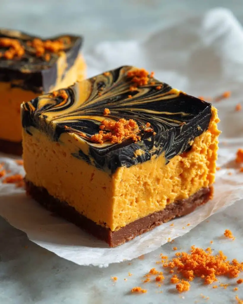 Halloween Swirl Cream Cheese Brownies Recipe