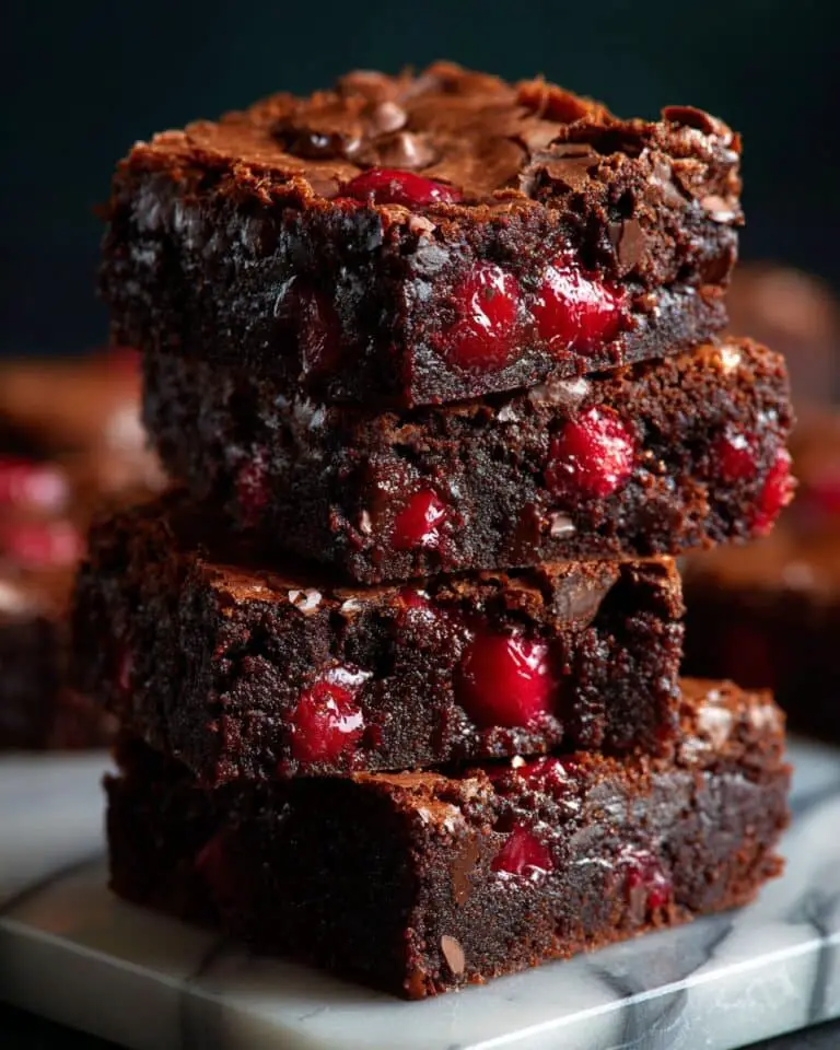 Chocolate Cherry Brownies Recipe