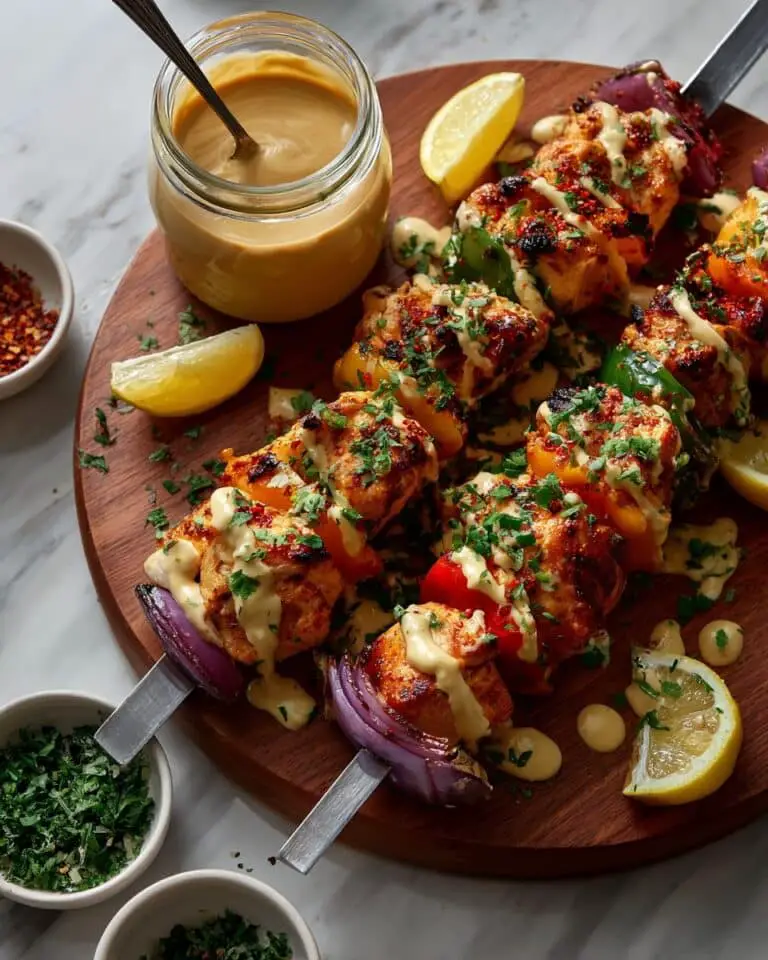 Baked Greek Chicken Skewers Recipe