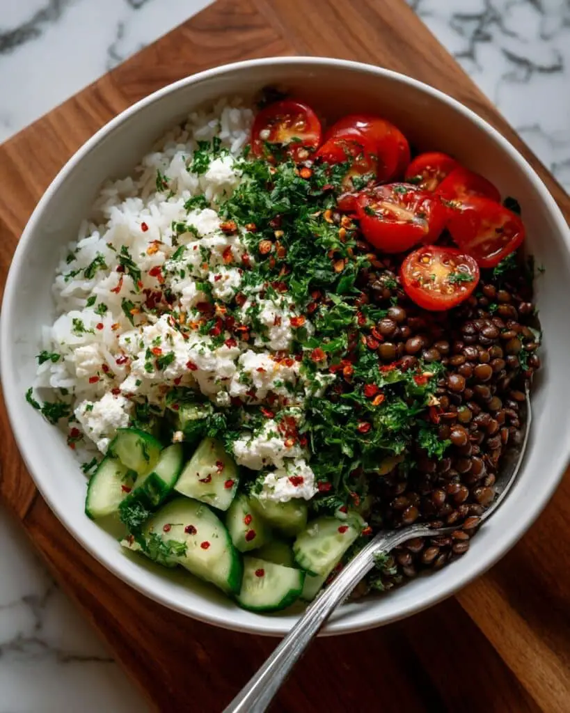 Simple Mediterranean Lentil Bowls Recipe