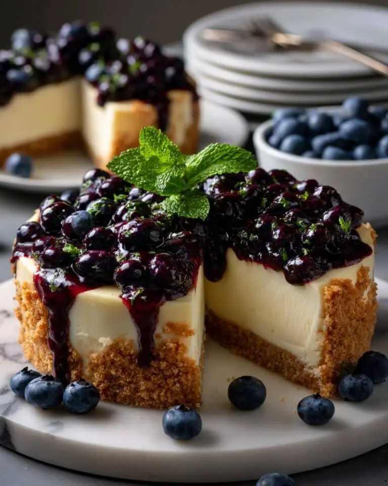 Blueberry Cream Cheese Cake Recipe