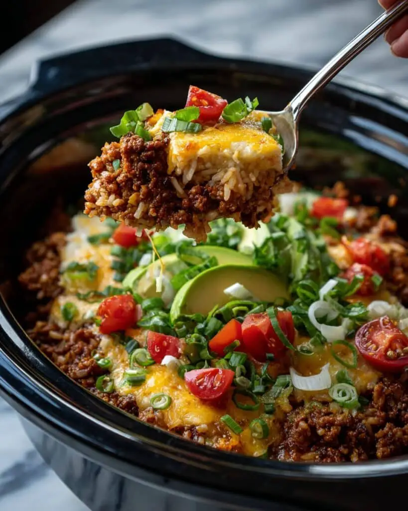 Crock Pot Taco Casserole Recipe