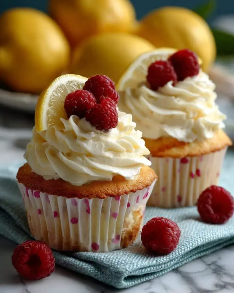 Lemon Raspberry Cupcakes Recipe