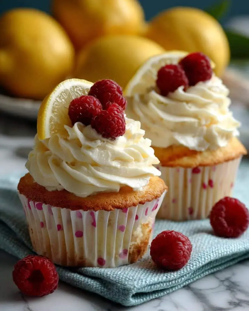 Lemon Raspberry Cupcakes Recipe