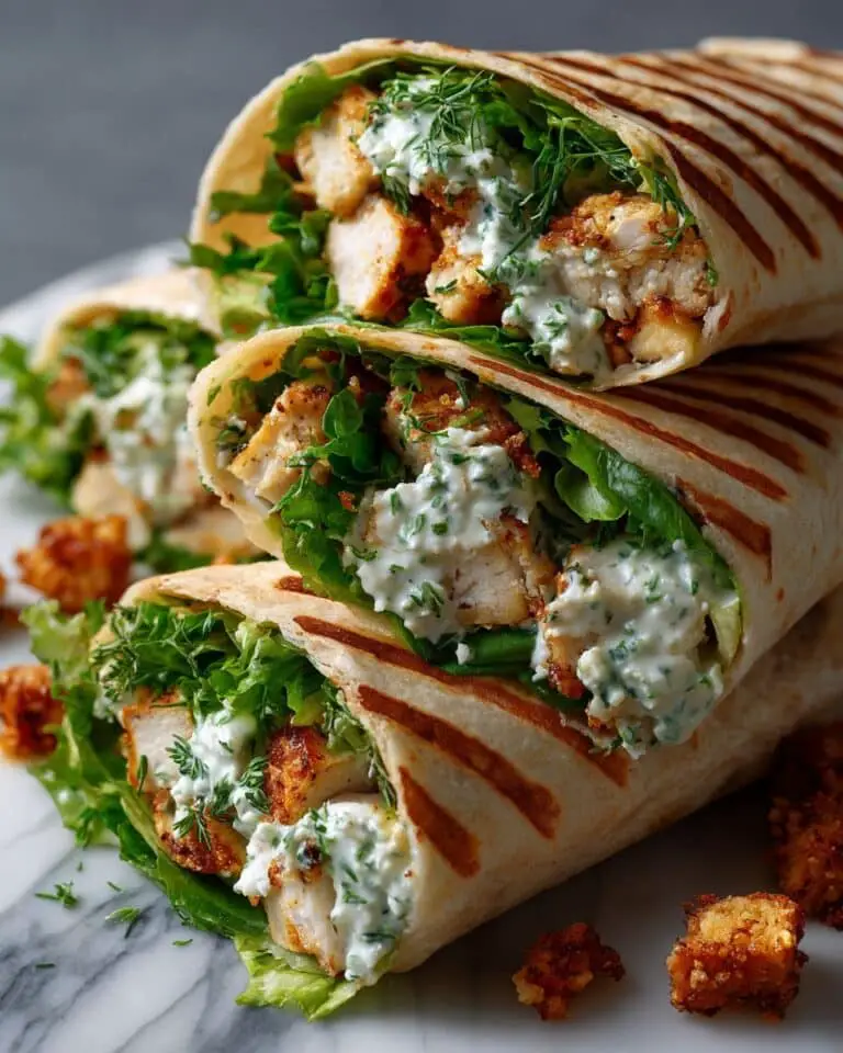 Buffalo Chicken Caesar Wraps Recipe