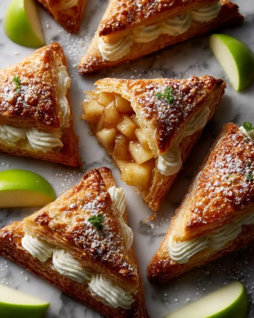 Cream-Filled Apple Turnovers Recipe