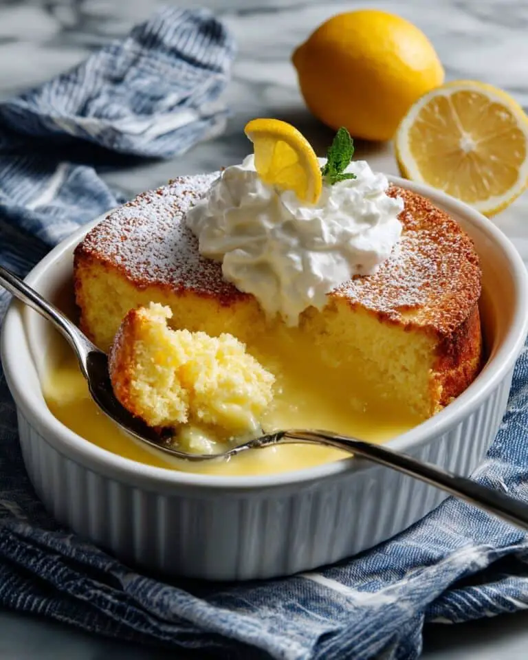 Lemon Delicious Pudding – Extra Saucy! Recipe