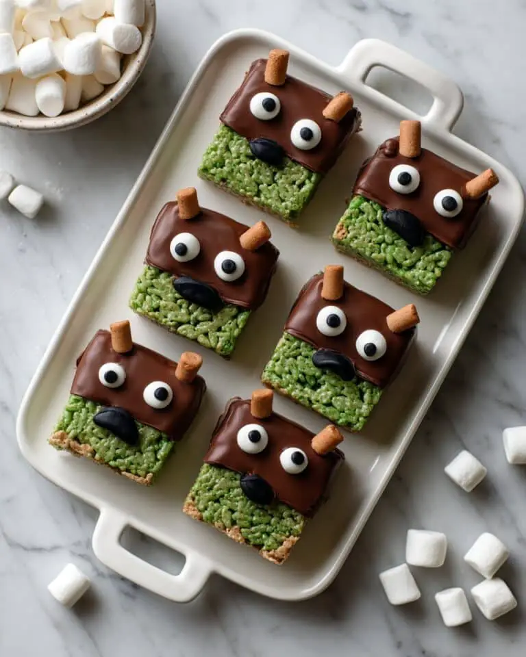 Frankenstein Rice Krispie Treats Recipe