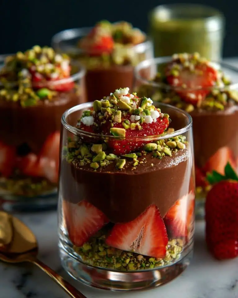 Dubai Chocolate Strawberry Cups Recipe
