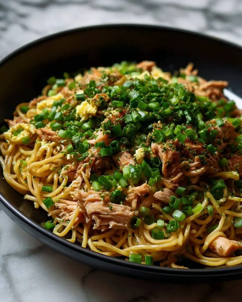 Peanut Noodles with Shredded Chicken Recipe