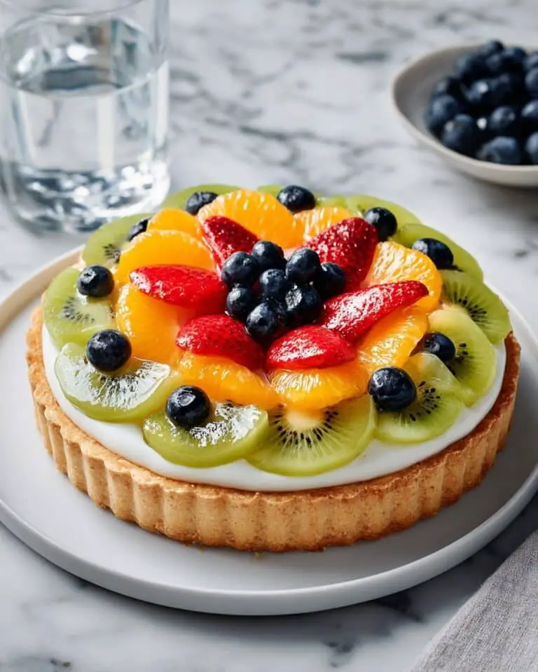 Fresh Fruit Tart with Vanilla Mascarpone Cream Recipe