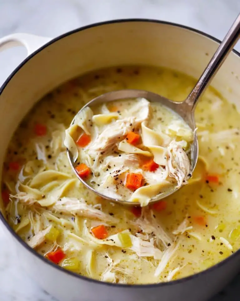 Creamy Chicken Noodle Soup Recipe