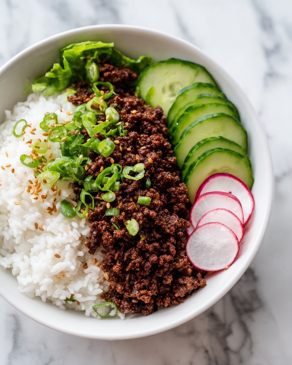 Sweet and Savory Caramelized Beef with Fluffy Rice Recipe