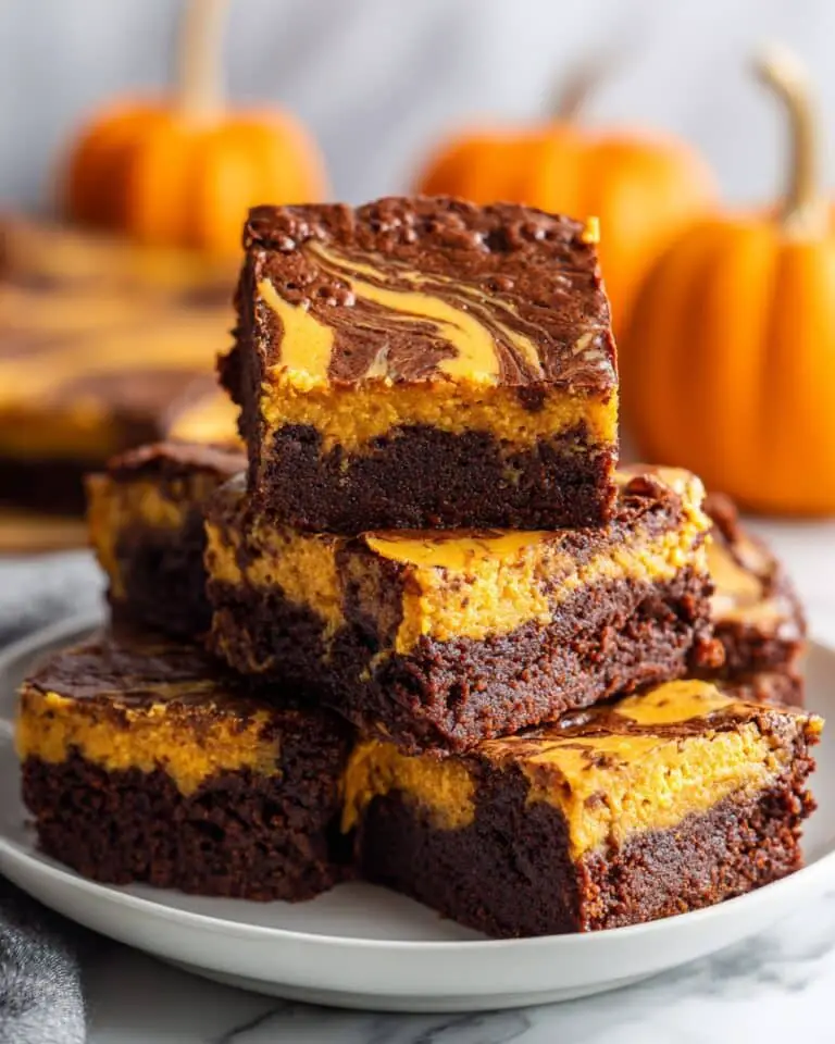 Creamy Pumpkin Brownies Recipe