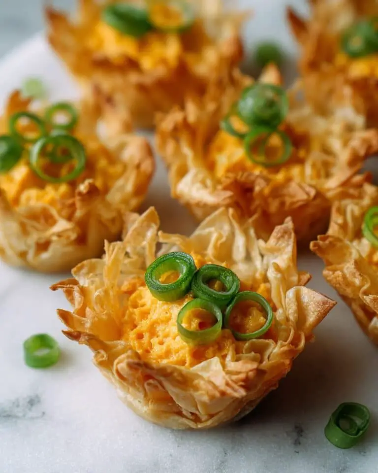 Buffalo Chicken Phyllo Cups Recipe