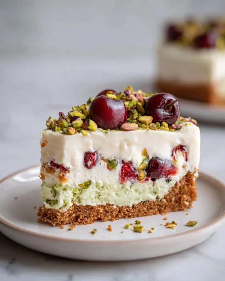 No-Bake Pistachio Cheesecake Recipe