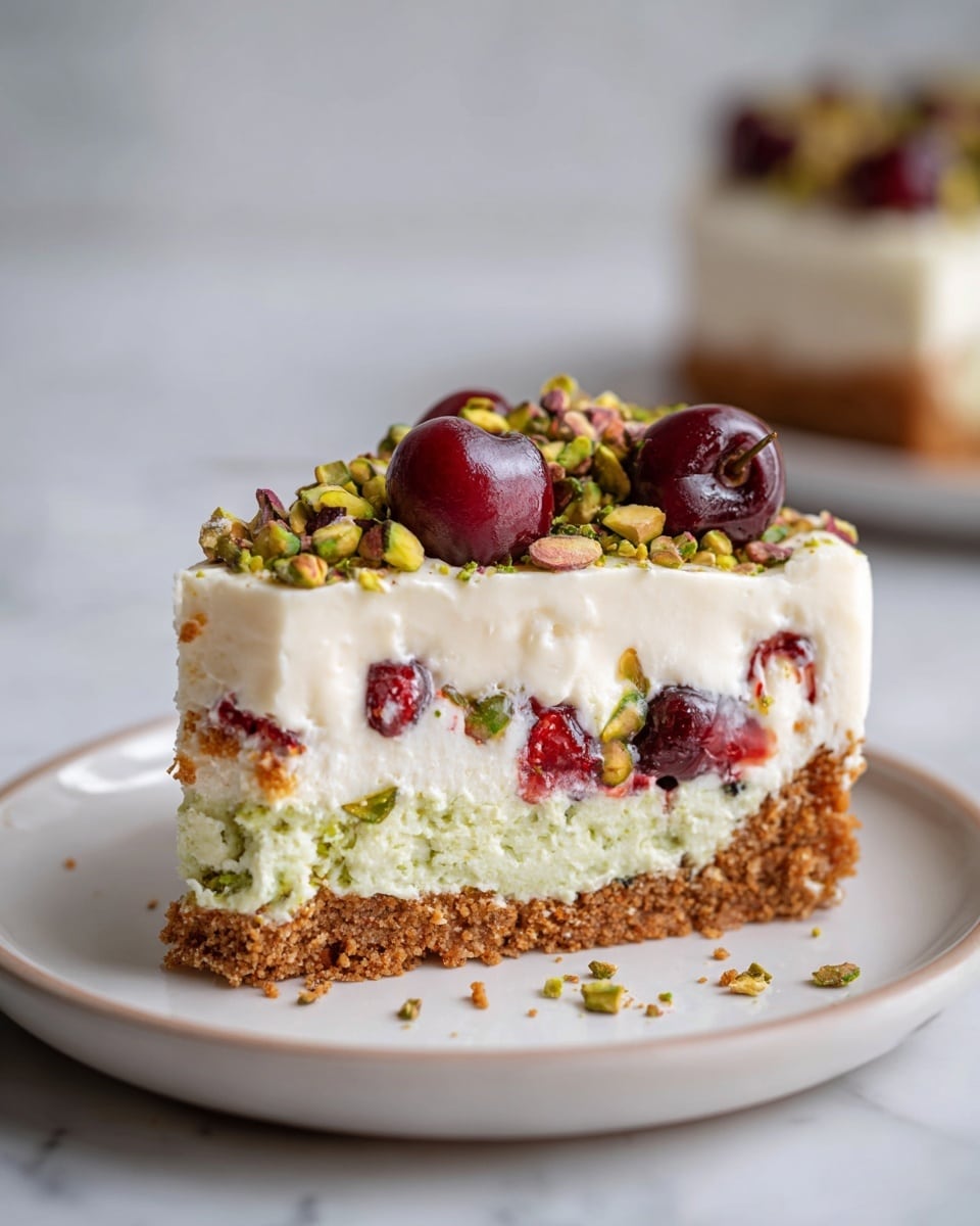 No-Bake Pistachio Cheesecake Recipe