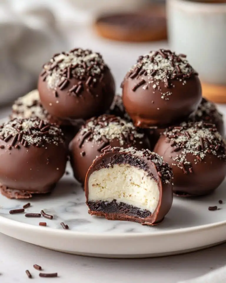 Chocolate Covered Cheesecake Balls Recipe