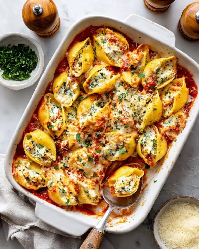 Vegetarian Stuffed Shells with Ricotta Recipe