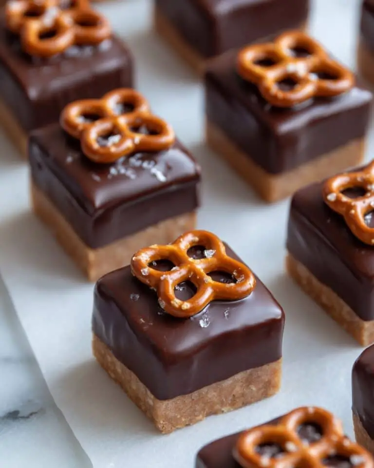 Chocolate Covered Peanut Butter Pretzel Bites Recipe