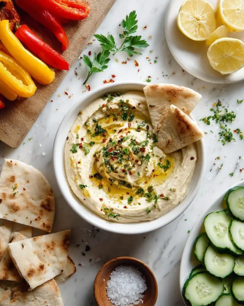 Creamy Roasted Eggplant Baba Ganoush Recipe