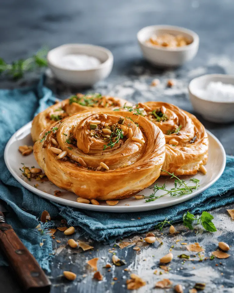 Roasted Butternut, Ricotta & Feta Phyllo Pie Recipe