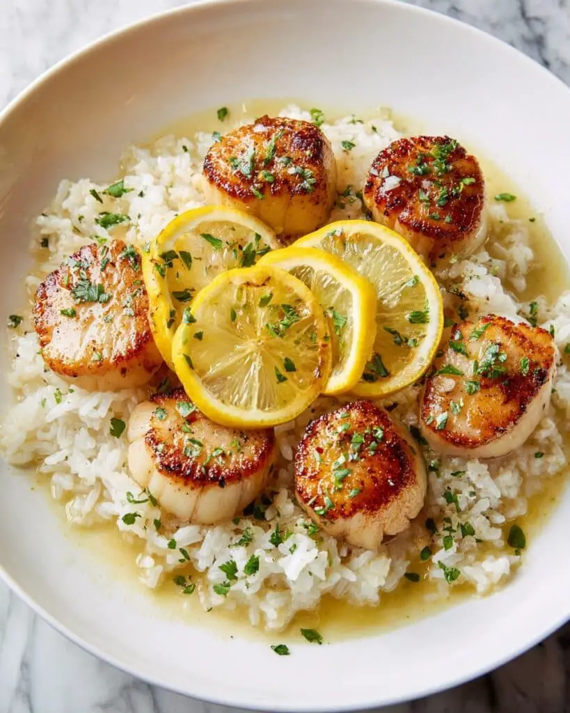 Lemon Butter Scallops Recipe
