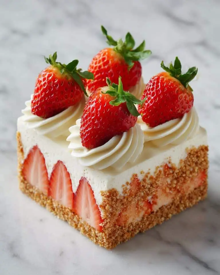 Strawberry Crunch Poke Cake Recipe