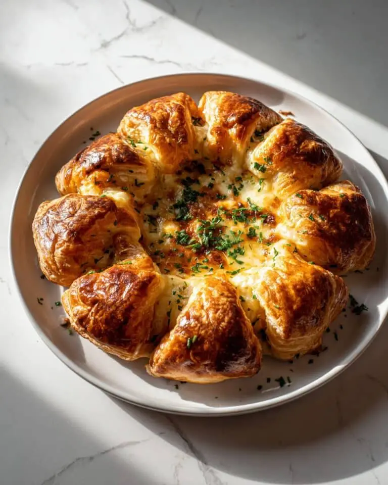 Creamy Baked Brie in Flaky Puff Pastry Recipe