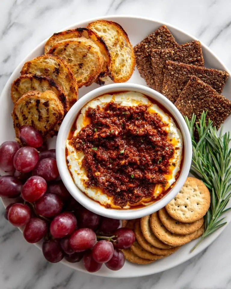 The Best Baked Camembert with Sundried Tomatoes Recipe