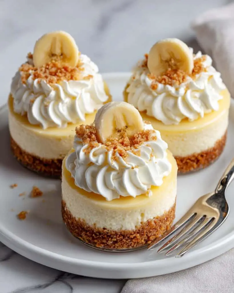 Mini Banana Pudding Cheesecakes Recipe