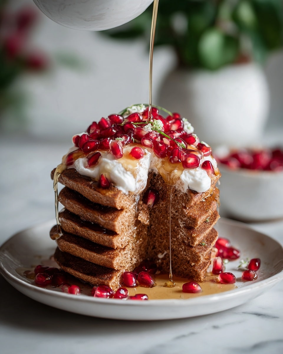 15-Minute Healthy Whole Grain Gingerbread Pancakes Recipe - Recipe Image