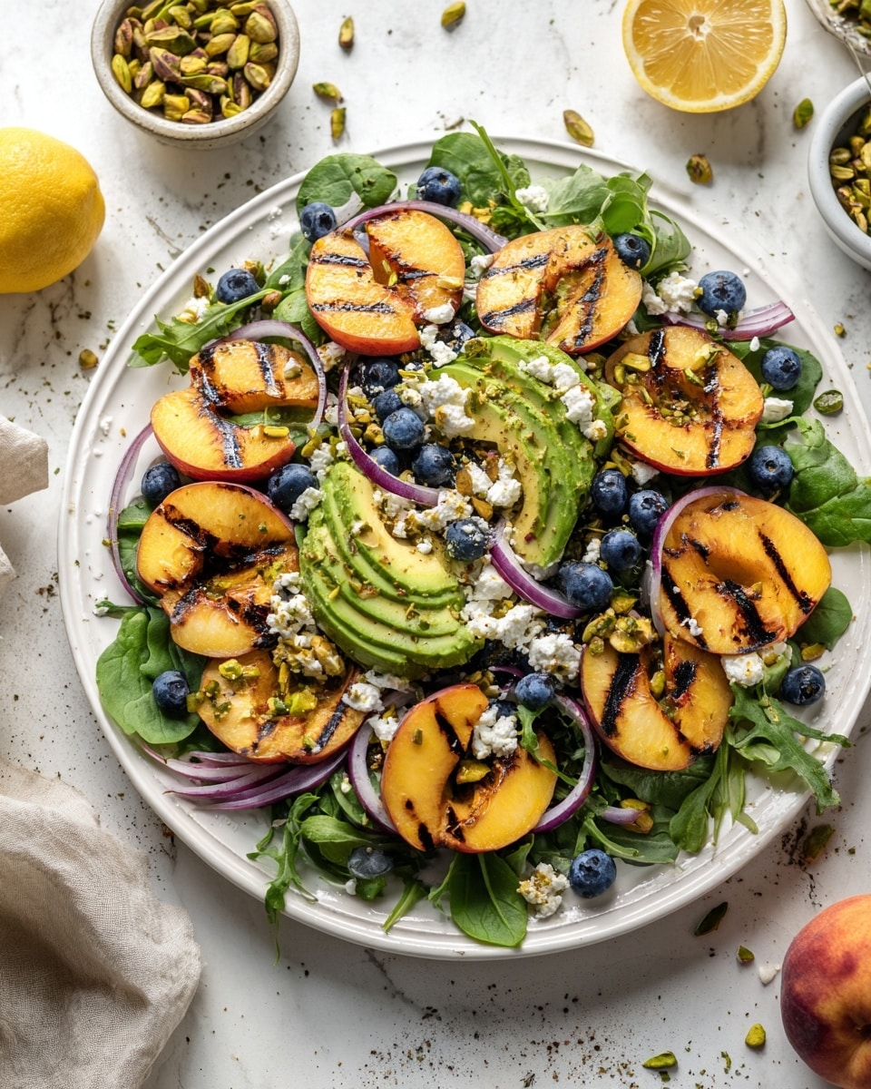 Grilled Peach Salad Recipe