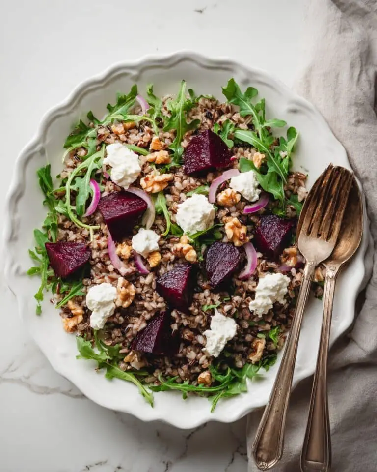 Beetroot, Feta and Wild Rice Salad Recipe