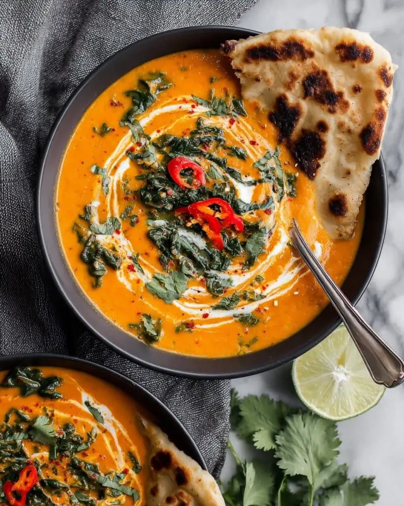 Easy Thai Red Lentil Soup Recipe