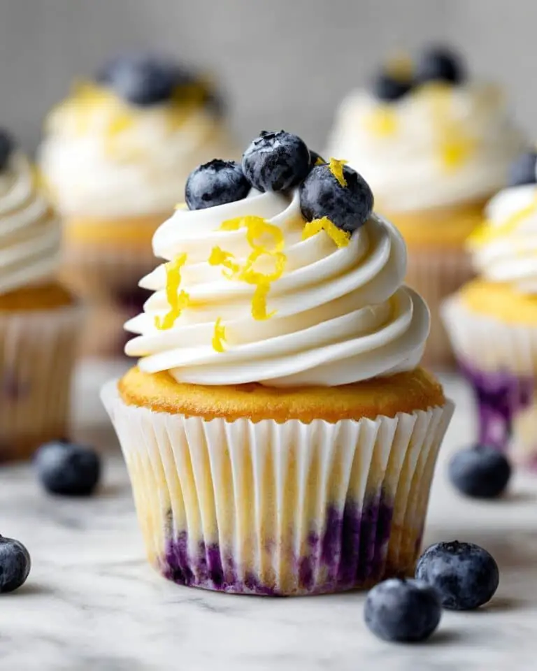 Lemon Blueberry Cupcakes Recipe