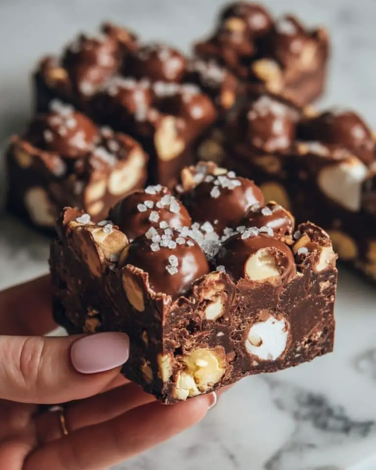 5 Ingredient Rocky Road Bars Recipe